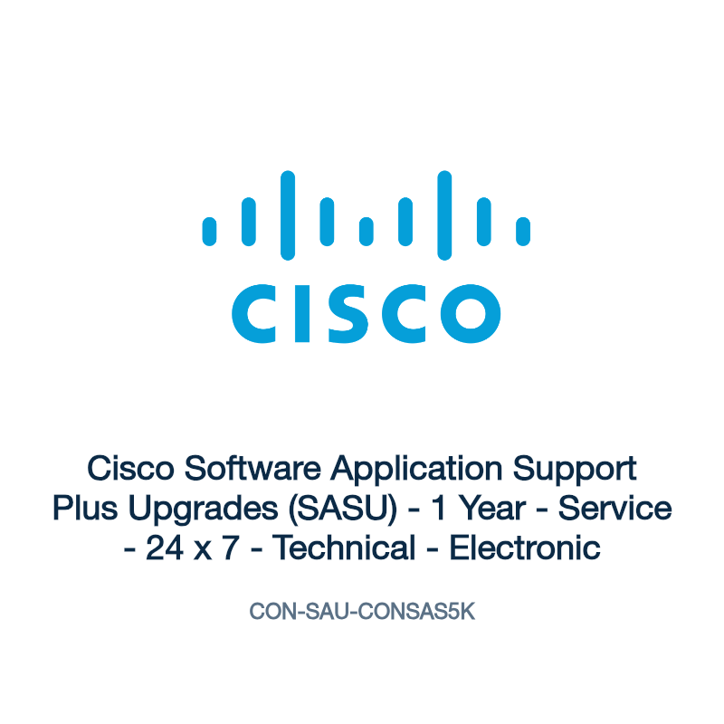 CON-SAU-CONSAS5K: Cisco Software Application Support Plus Upgrades (SASU)