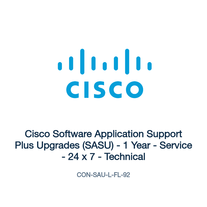 CON-SAU-L-FL-92: Cisco Software Application Support Plus Upgrades (SASU)
