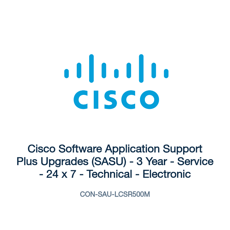CON-SAU-LCSR500M: Cisco Software Application Support Plus Upgrades (SASU)
