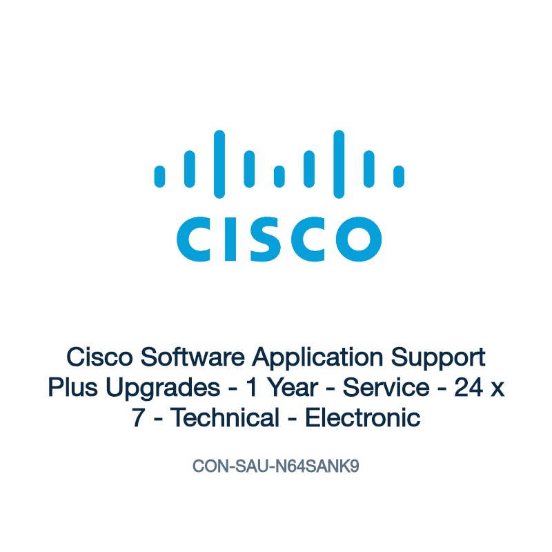 CON-SAU-N64SANK9: Cisco Software Application Support Plus Upgrades