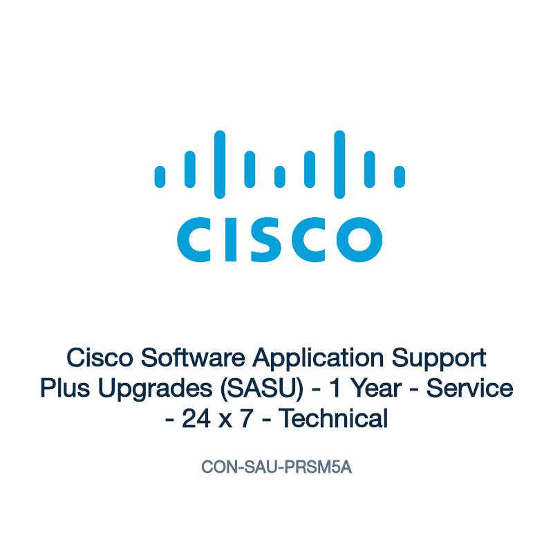 CON-SAU-PRSM5A: Cisco Software Application Support Plus Upgrades (SASU)