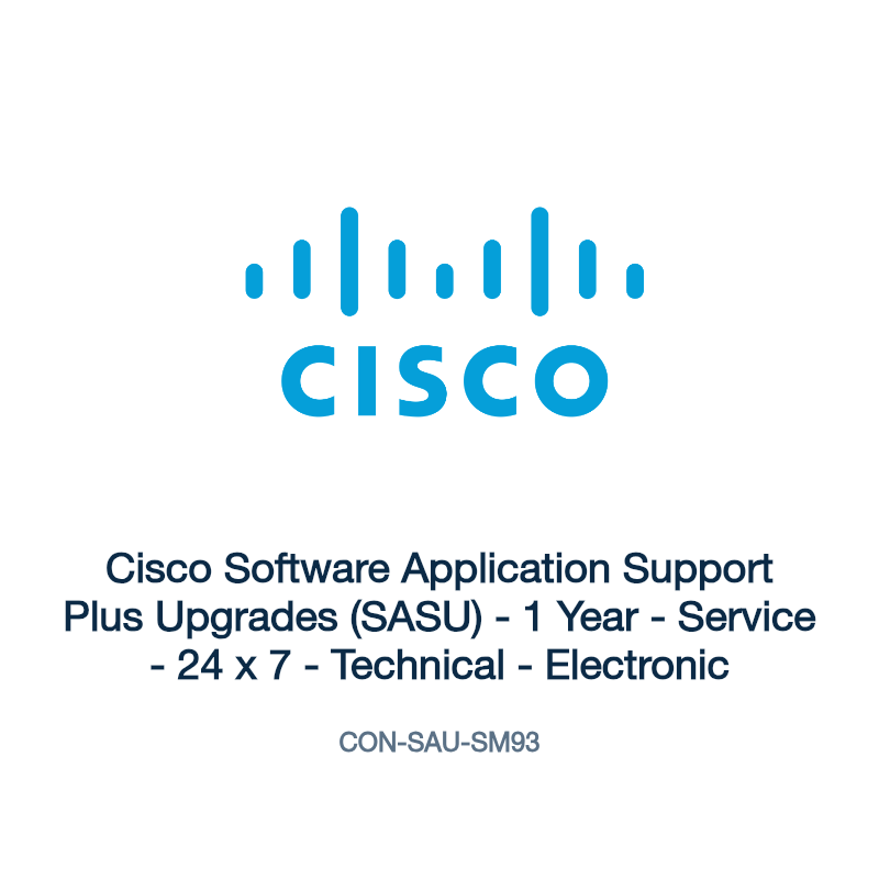 CON-SAU-SM93: Cisco Software Application Support Plus Upgrades (SASU)