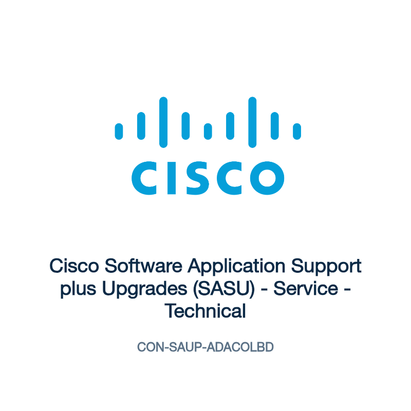 CON-SAUP-ADACOLBD: Cisco Software Application Support plus Upgrades (SASU)