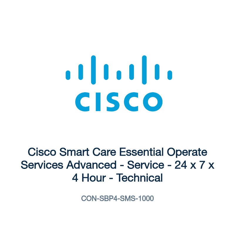 CON-SBP4-SMS-1000: Cisco Smart Care Essential Operate Services Advanced