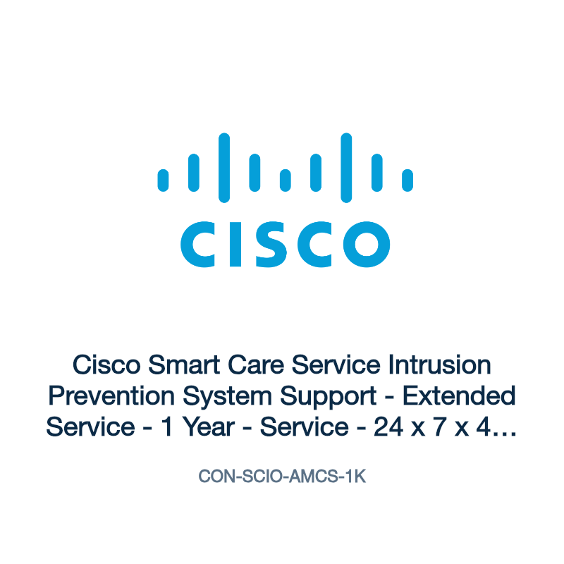 CON-SCIO-AMCS-1K: Cisco Smart Care Service Intrusion Prevention System Support