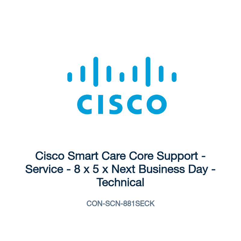 CON-SCN-881SECK: Cisco Smart Care Core Support
