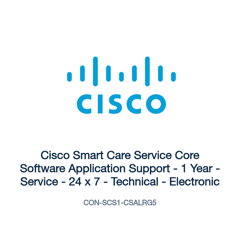 CON-SCS1-CSALRG5: Cisco Smart Care Service Core Software Application Support