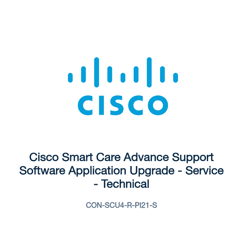 CON-SCU4-R-PI21-S: Cisco Smart Care Advance Support Software Application Upgrade