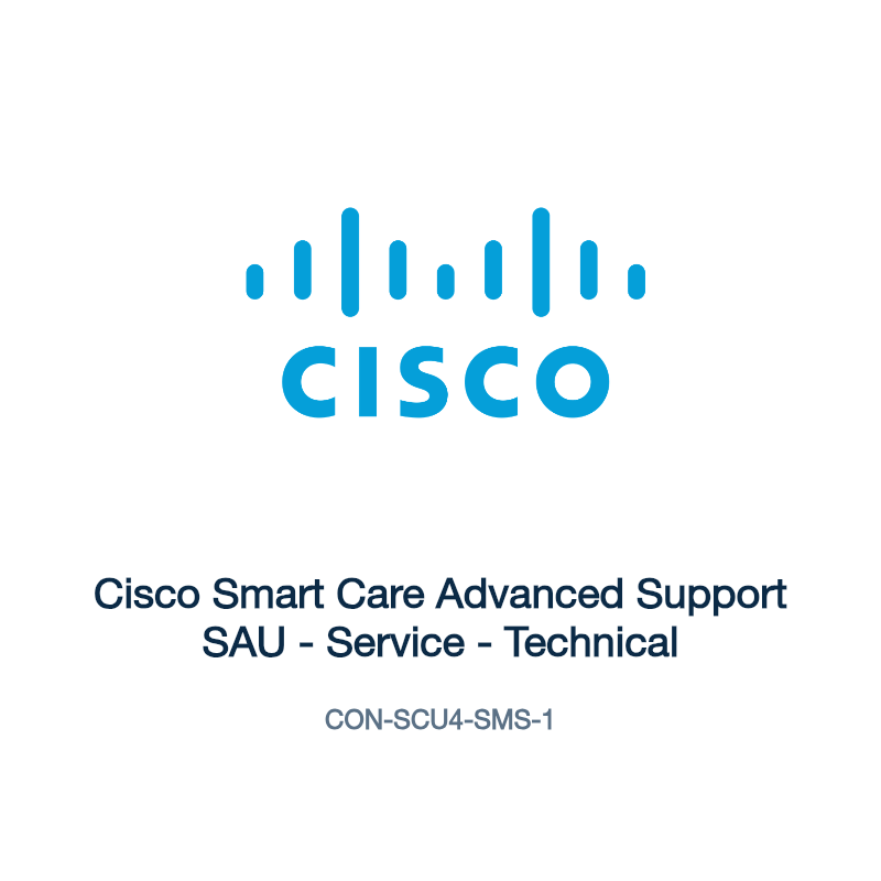 CON-SCU4-SMS-1: Cisco Smart Care Advanced Support SAU