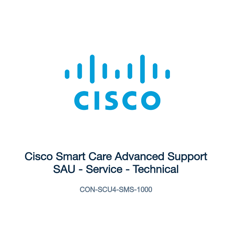 CON-SCU4-SMS-1000: Cisco Smart Care Advanced Support SAU