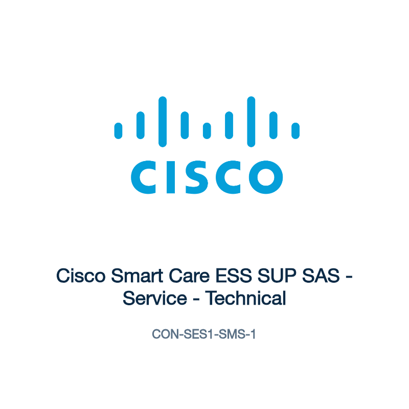 CON-SES1-SMS-1: Cisco Smart Care ESS SUP SAS
