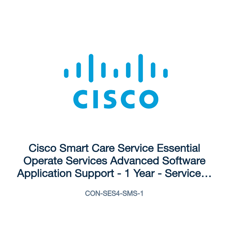 CON-SES4-SMS-1: Cisco Smart Care Service Essential Operate Services Advanced Software