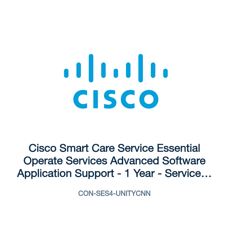 CON-SES4-UNITYCNN: Cisco Smart Care Service Essential Operate Services Advanced Software