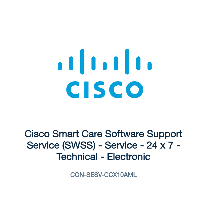 CON-SESV-CCX10AML: Cisco Smart Care Software Support Service (SWSS)