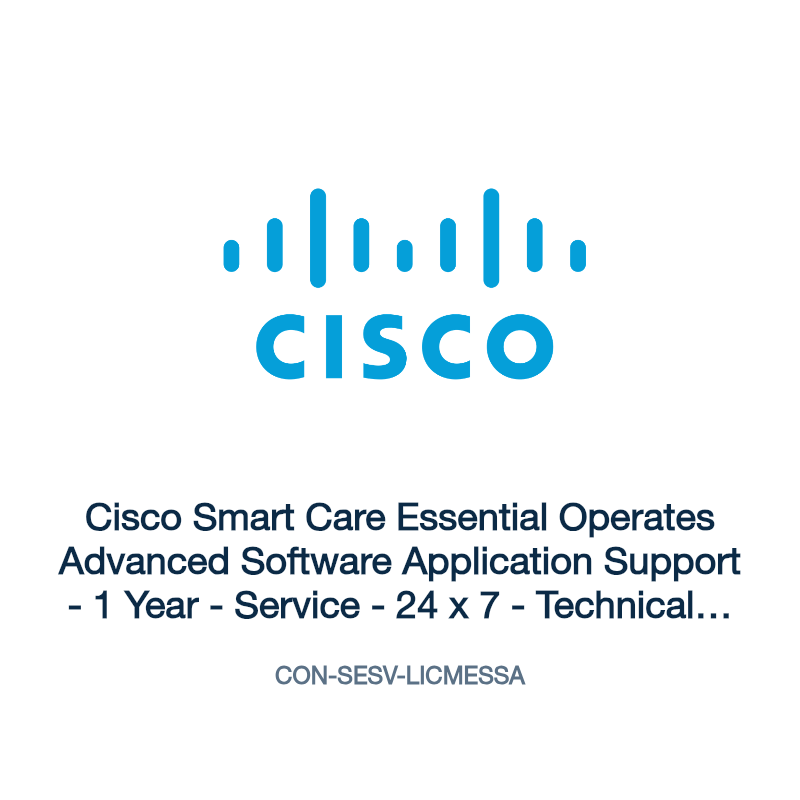 CON-SESV-LICMESSA: Cisco Smart Care Essential Operates Advanced Software Application