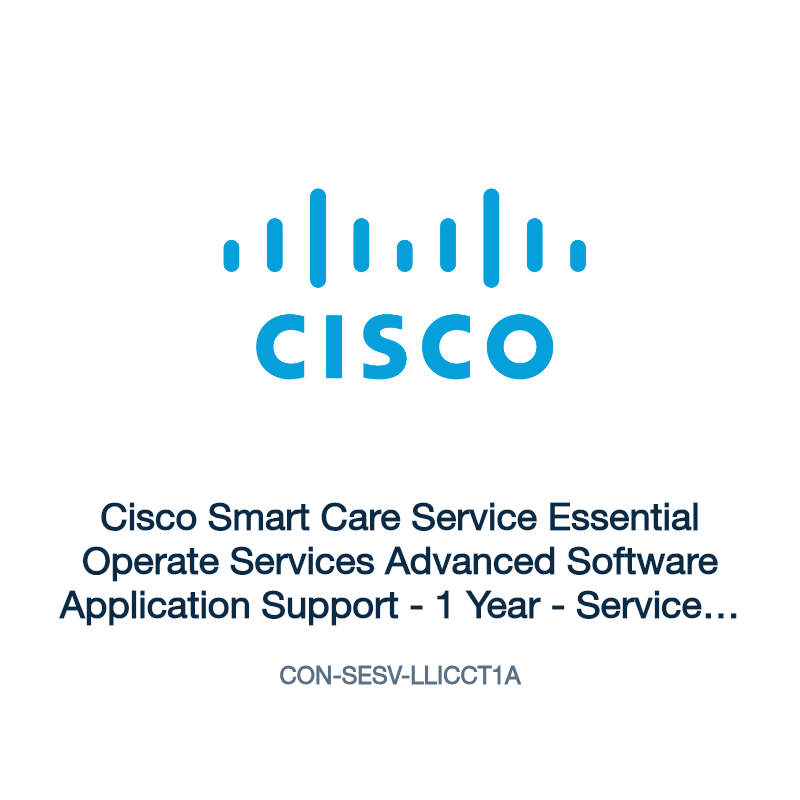 CON-SESV-LLICCT1A: Cisco Smart Care Service Essential Operate Services Advanced Software