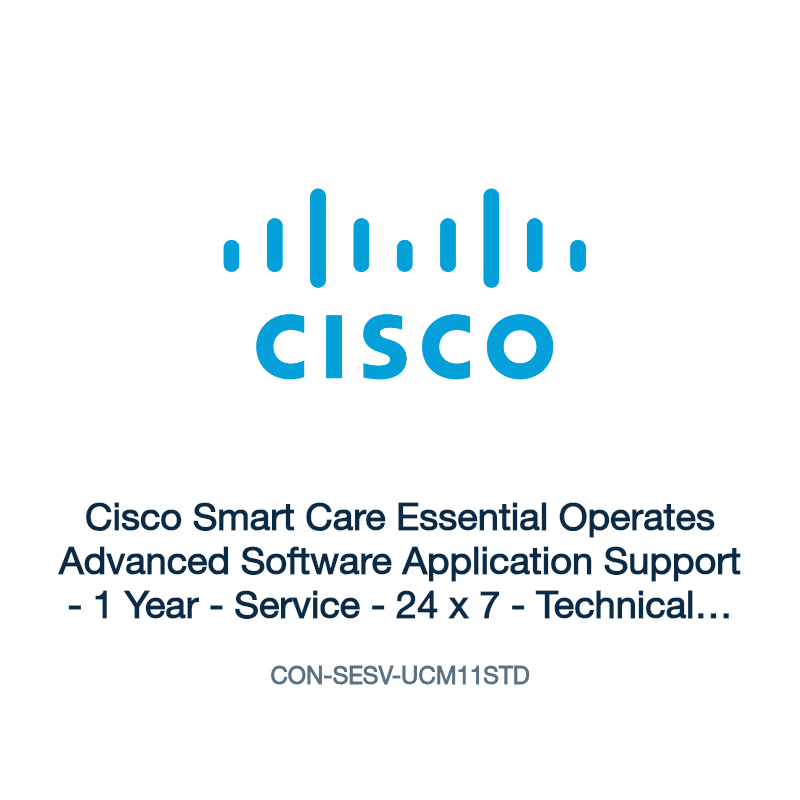 CON-SESV-UCM11STD: Cisco Smart Care Essential Operates Advanced Software Application