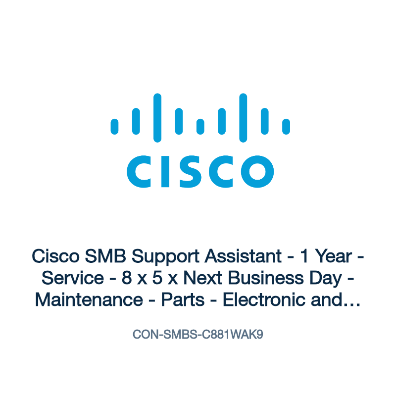 CON-SMBS-C881WAK9: Cisco SMB Support Assistant