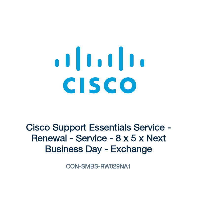 CON-SMBS-RW029NA1: Cisco Support Essentials Service