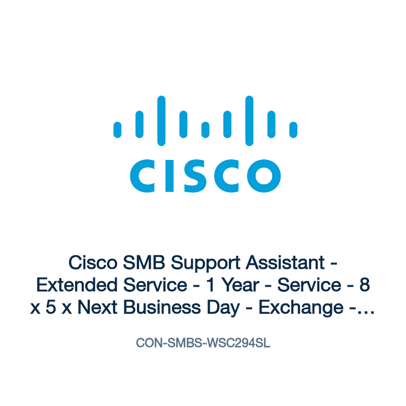 CON-SMBS-WSC294SL: Cisco SMB Support Assistant