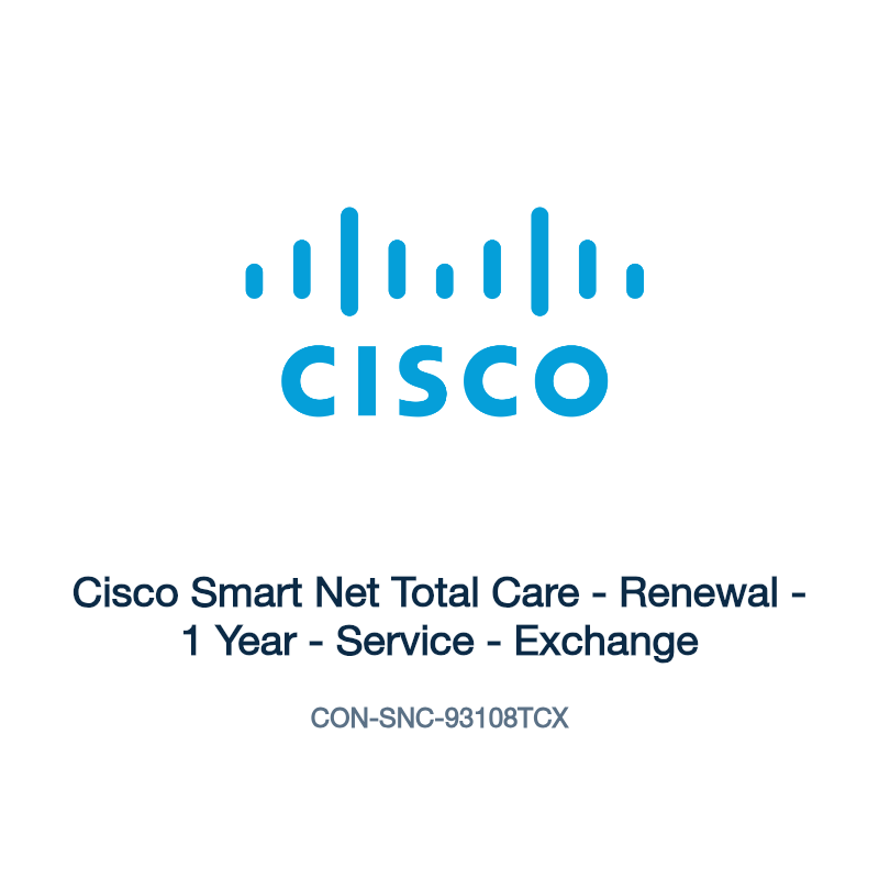 CON-SNC-93108TCX: Cisco Smart Net Total Care