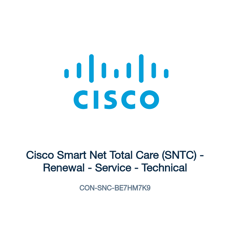 CON-SNC-BE7HM7K9: Cisco Smart Net Total Care (SNTC)