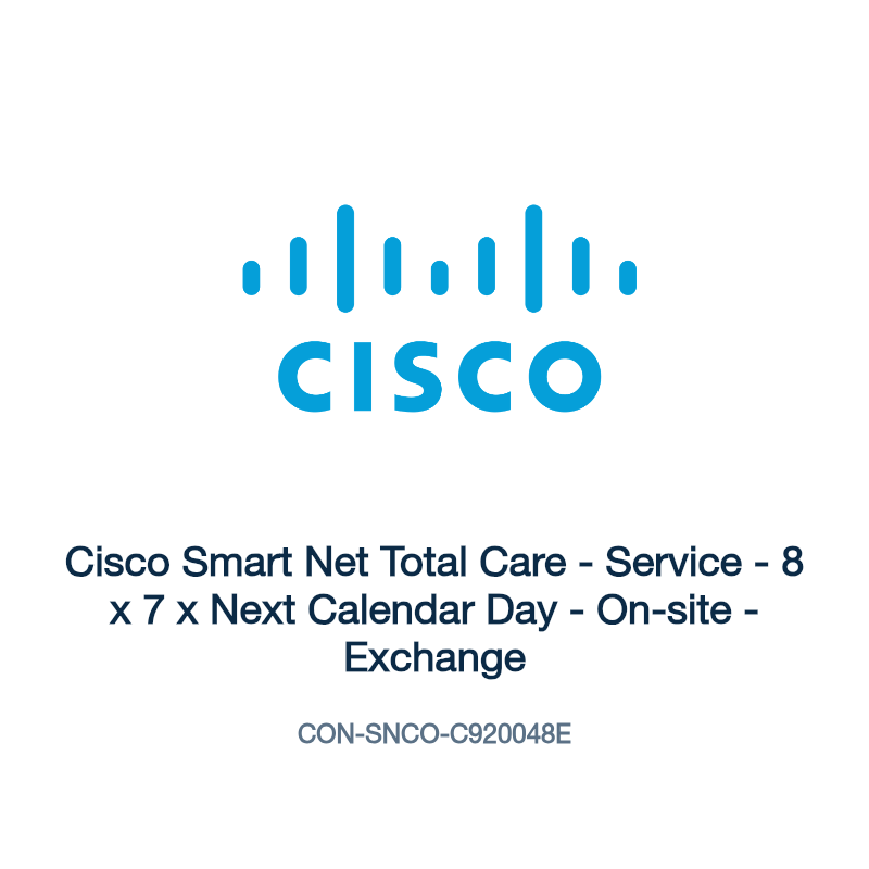 CON-SNCO-C920048E: Cisco Smart Net Total Care