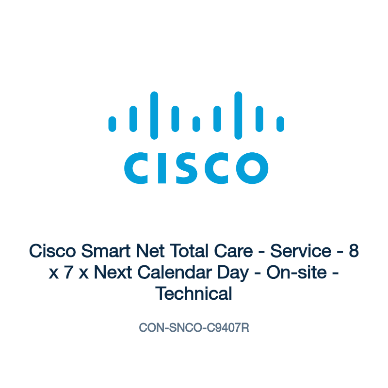 CON-SNCO-C9407R: Cisco Smart Net Total Care