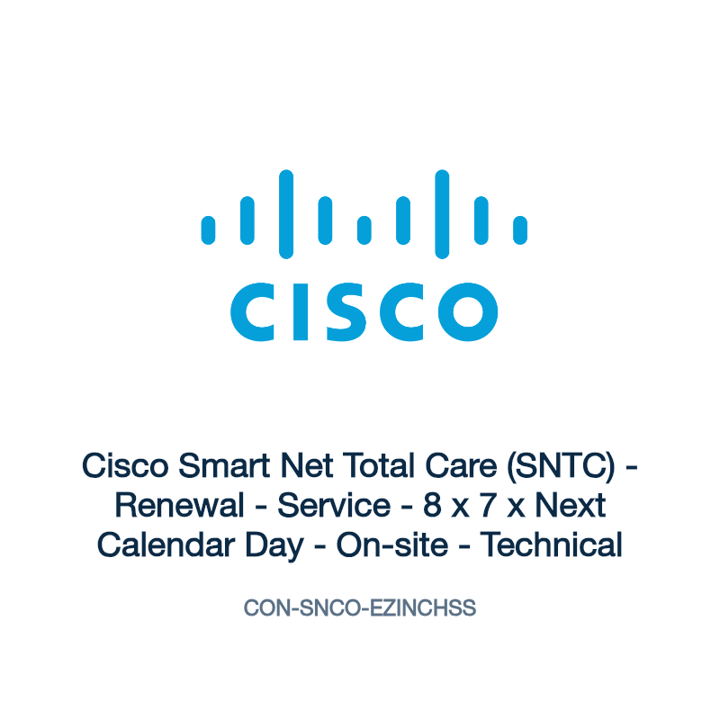CON-SNCO-EZINCHSS: Cisco Smart Net Total Care (SNTC)