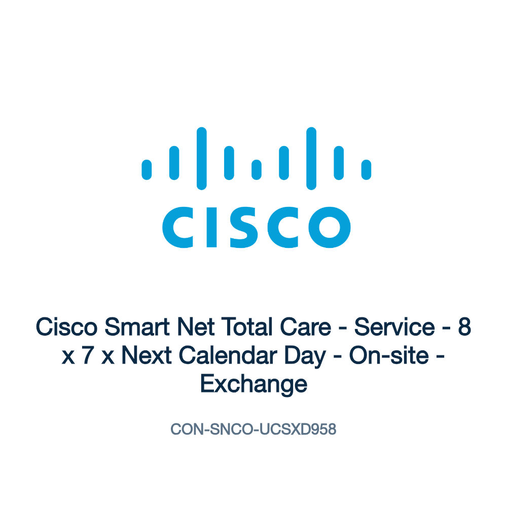 CON-SNCO-UCSXD958: Cisco Smart Net Total Care