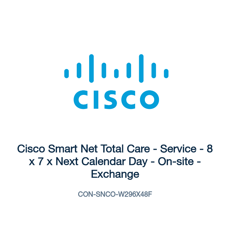 CON-SNCO-W296X48F: Cisco Smart Net Total Care
