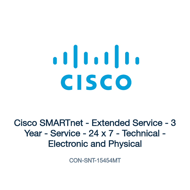 CON-SNT-15454MT: Cisco SMARTnet - Extended Service - 3 Year - Service - 24 x 7 -