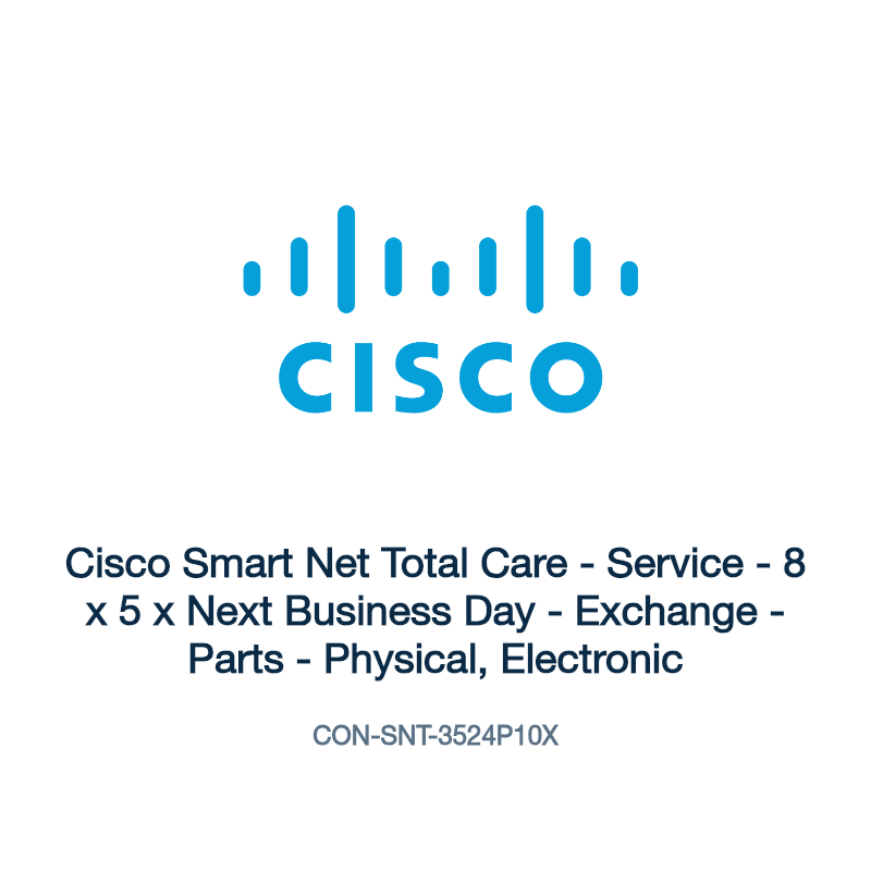 CON-SNT-3524P10X: Cisco Smart Net Total Care