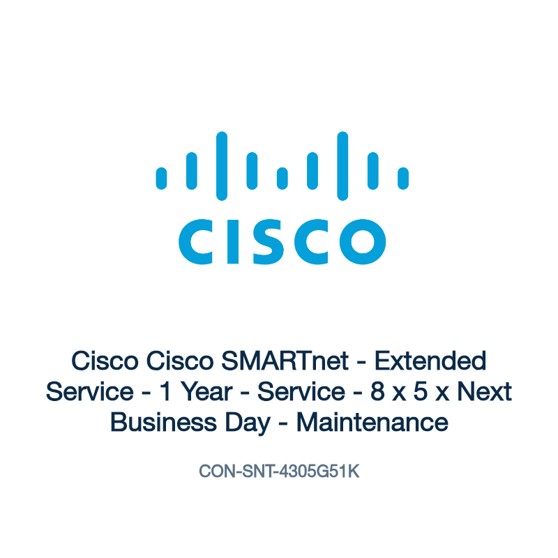 CON-SNT-4305G51K: Cisco Cisco SMARTnet