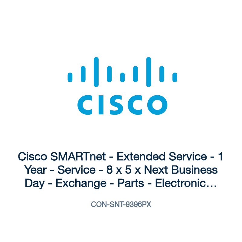 CON-SNT-9396PX: Cisco SMARTnet - Extended Service - 1 Year - Service