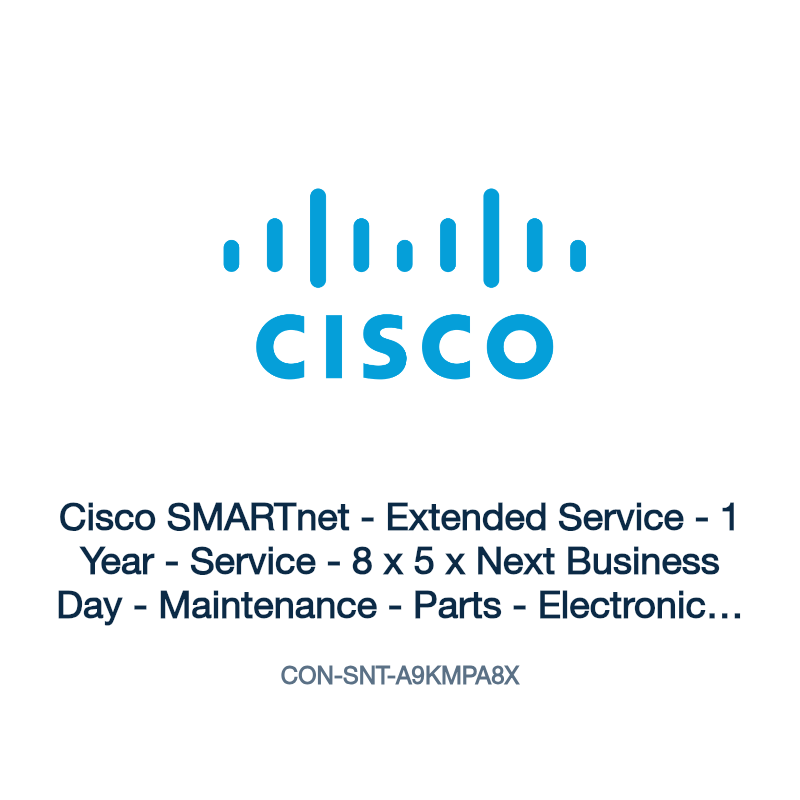 CON-SNT-A9KMPA8X: Cisco SMARTnet - Extended Service - 1 Year - Service