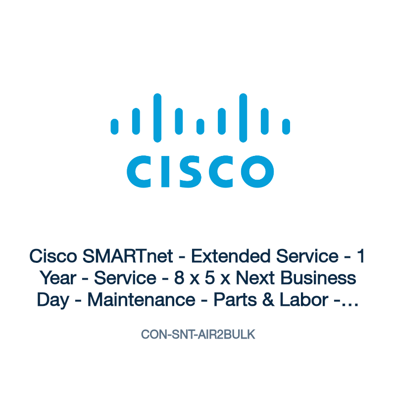 CON-SNT-AIR2BULK: Cisco SMARTnet - Extended Service - 1 Year - Service