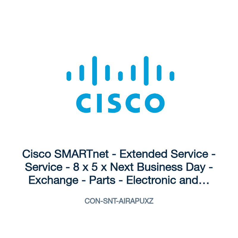 CON-SNT-AIRAPUXZ: Cisco SMARTnet - Extended Service - Service - 8 x 5 x Next Business