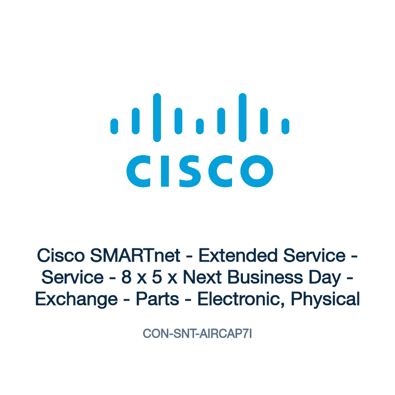 CON-SNT-AIRCAP7I: Cisco SMARTnet - Extended Service - Service - 8 x 5 x Next Business