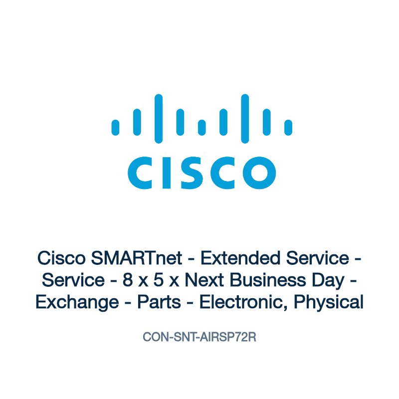 CON-SNT-AIRSP72R: Cisco SMARTnet - Extended Service - Service - 8 x 5 x Next Business