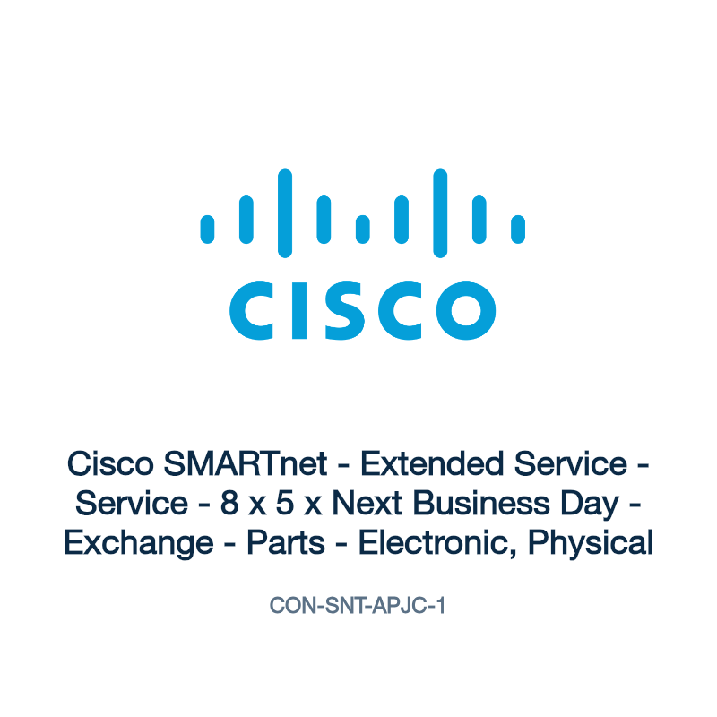 CON-SNT-APJC-1: Cisco SMARTnet - Extended Service - Service - 8 x 5 x Next Business