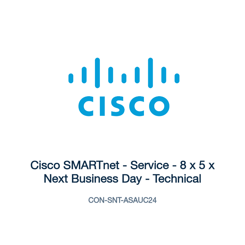 CON-SNT-ASAUC24: Cisco SMARTnet - Service - 8 x 5 x Next Business Day - Technical