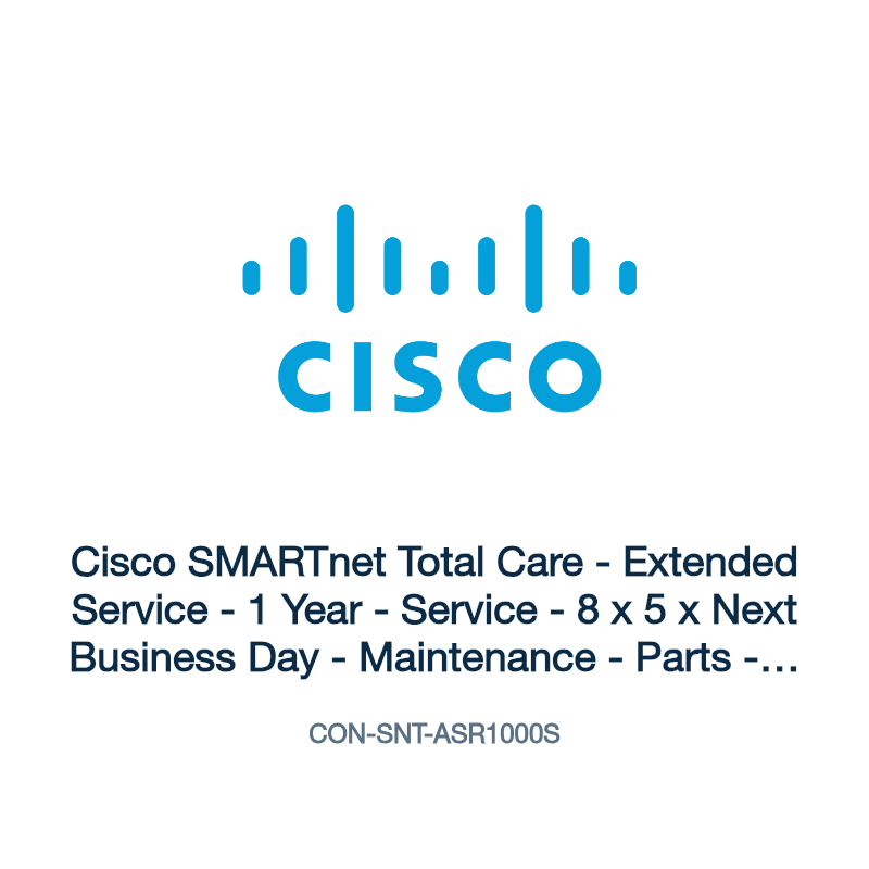 CON-SNT-ASR1000S: Cisco SMARTnet Total Care