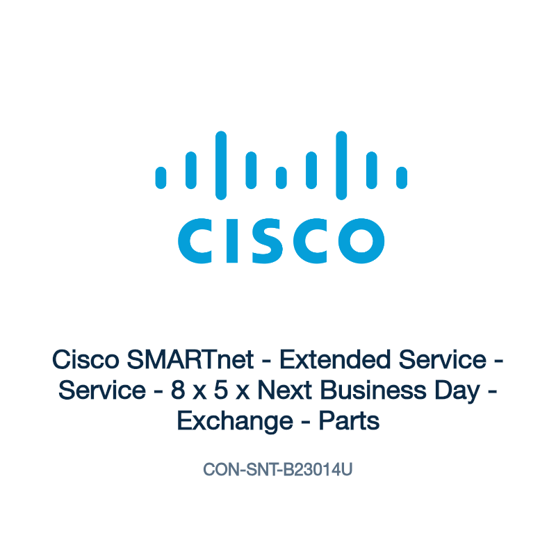CON-SNT-B23014U: Cisco SMARTnet - Extended Service - Service - 8 x 5 x Next Business