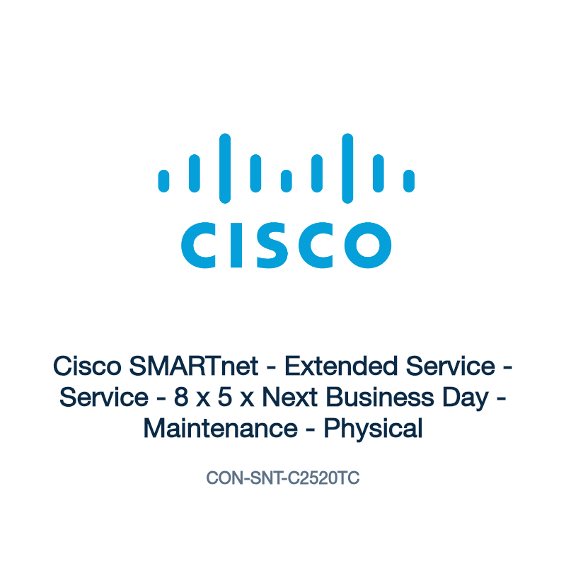 CON-SNT-C2520TC: Cisco SMARTnet - Extended Service - Service - 8 x 5 x Next Business