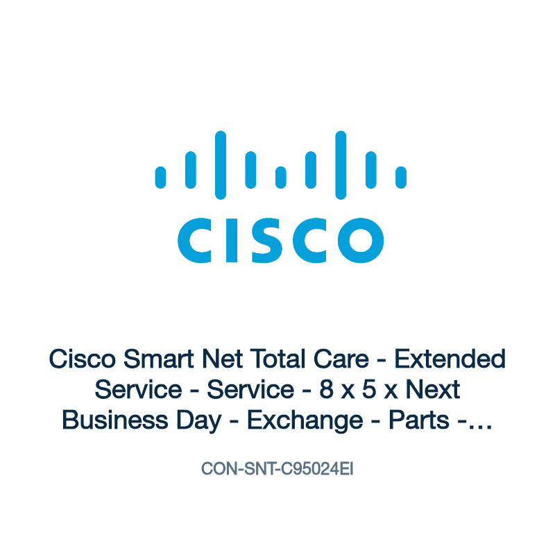 Cisco Smart Net Total Care - Extended Service - Service - 8 x 5 x Next Business Day - Exchange - Parts - Physical, Electronic