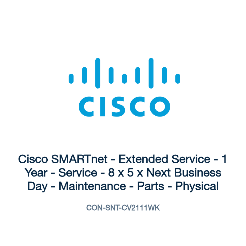 CON-SNT-CV2111WK: Cisco SMARTnet - Extended Service - 1 Year - Service