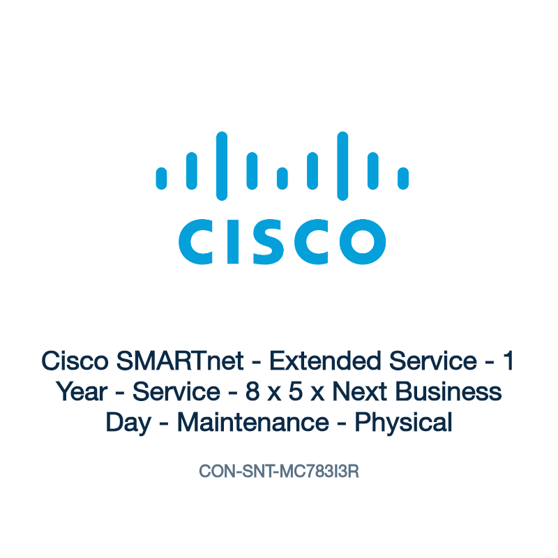 CON-SNT-MC783I3R: Cisco SMARTnet - Extended Service - 1 Year - Service