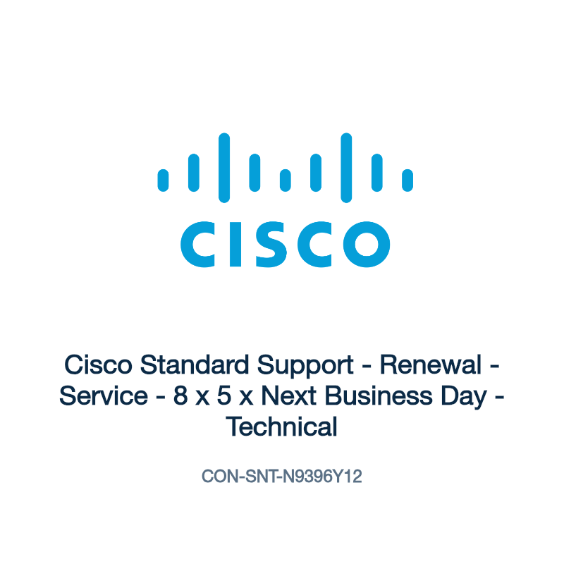 CON-SNT-N9396Y12: Cisco Standard Support