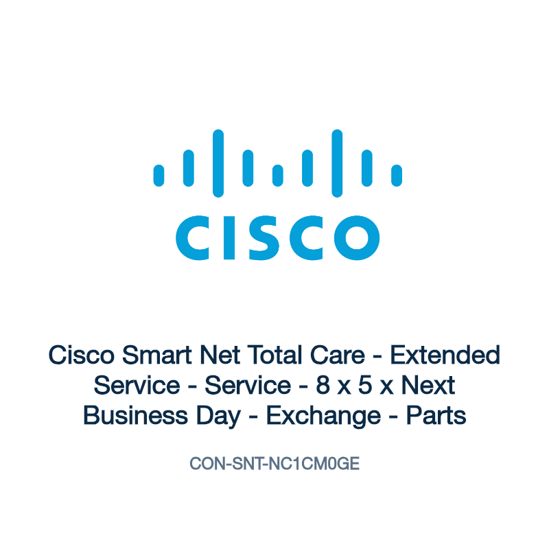 Cisco Smart Net Total Care - Extended Service - Service - 8 x 5 x Next Business Day - Exchange - Parts